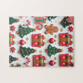 Puzzle Festive Christmas Pattern (Horizontal)