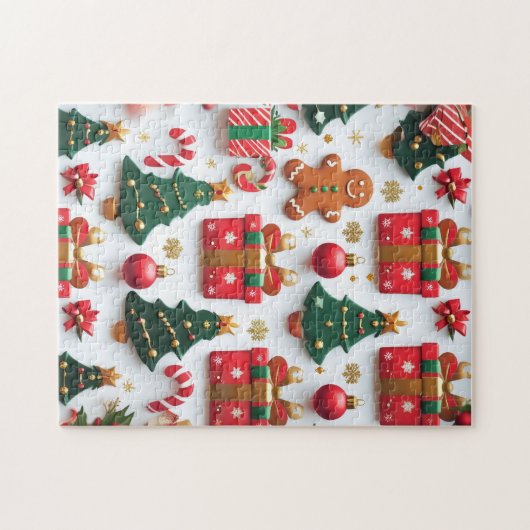 Puzzle Festive Christmas Pattern (Horizontal)