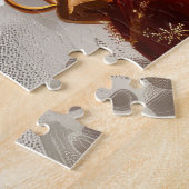 Puzzle Festive de Noël de chien de Rat Terrier (Côté)