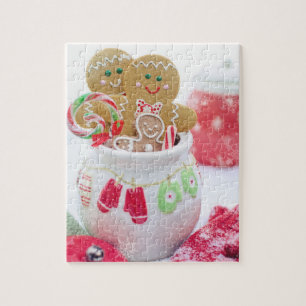 Puzzle Festive moderne Vacances de Noël hiver Cookies