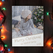 Puzzle Festive Stars Noël Famille Keepsaké Photo