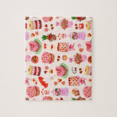 Puzzle Festive Valentines Jour sucreries, gâteaux et dess (Vertical)