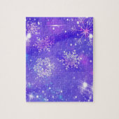 Puzzle Festive Violet Fête Fête Fête de Noël (Vertical)