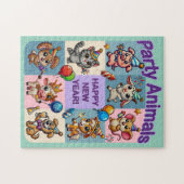Puzzle Fête Animale "Bonne Année" (Horizontal)