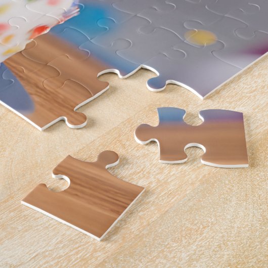 Puzzle Fête d'anniversaire beagle (Côté)