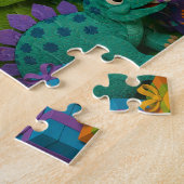 Puzzle Fête d'anniversaire de dinosaure (Côté)