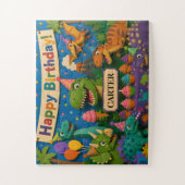 Puzzle Fête d'anniversaire de dinosaure (Vertical)