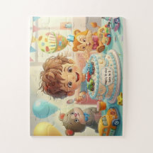 Fête d'anniversaire fantaisiste pour garçon et voi