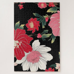 Puzzle Fête d'anniversaire Japon fleur de cerisier coloré