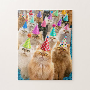 Puzzle Fête de chats