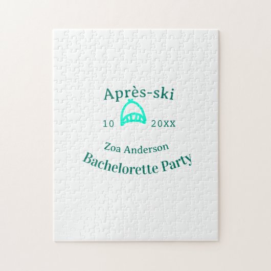 Puzzle fête de demoiselle d'honneur après-ski chapeau tur (Vertical)