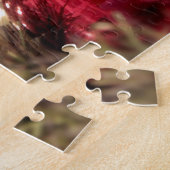 Puzzle fête de l'arbre de Noël rouge (Côté)
