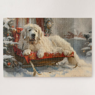 Puzzle Fête de Noël des Chiens des Pyrénées