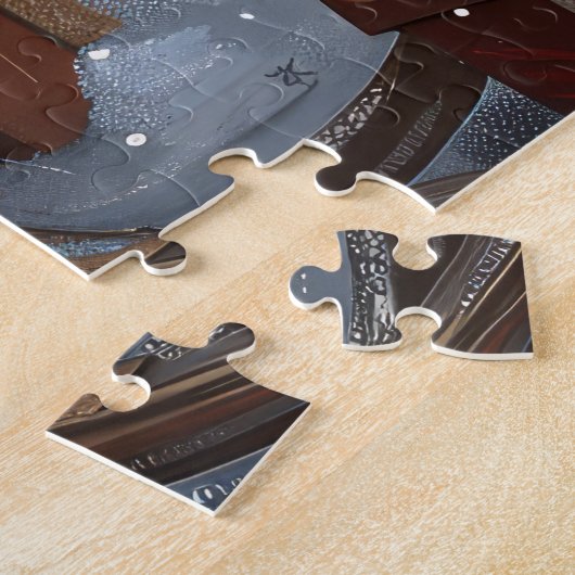 Puzzle Fête de Noël des chiens errants (Côté)