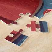 Puzzle Fête de Noël Doberman Pinscher (Côté)