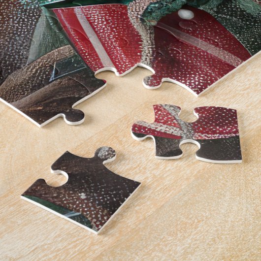 Puzzle Fête de Noël du chien du Labrador (Côté)