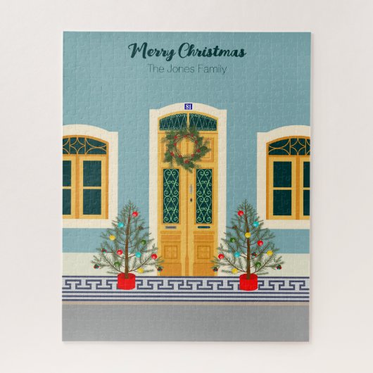Puzzle Fête de Noël Portugais Maison (Vertical)