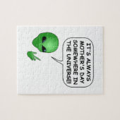 Puzzle Fête des mères Aliens (Horizontal)