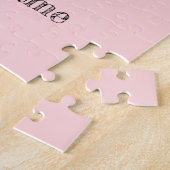 Puzzle Fête des mères Chère maman Lettre Typographie rose (Côté)