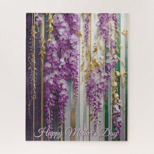 Puzzle Fête des Mères Fond d'écran Fleurissant Wisteria V