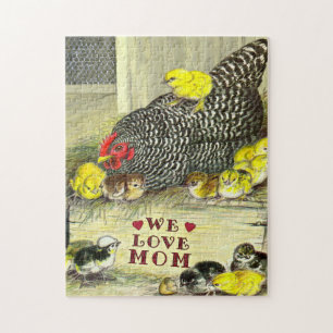 Puzzle Fête des mères : On aime maman !