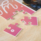 Puzzle Fête des mères Photo Collage Super Maman Lettering (Côté)