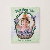 Puzzle Fête des mères photo florale (Vertical)