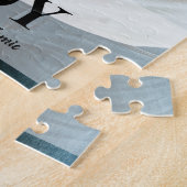 Puzzle Fête des pères Cadeau Idée Famille photo personnal (Côté)