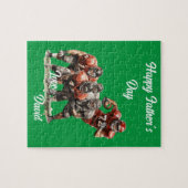 Puzzle fête des pères de football (Horizontal)