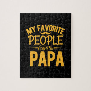 Puzzle Fête des pères Mes Favoris Appelent Moi Papa