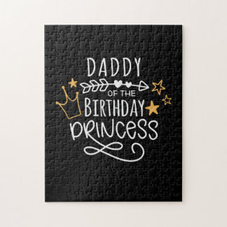 Puzzle Fête des pères Papa De La Princesse D'Anniversaire
