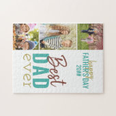 Puzzle Fête des pères photo Best Dad Ever 3 (Horizontal)