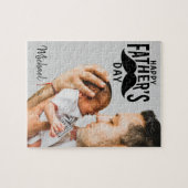 Puzzle Fête des pères photo de Fête des pères heureuse (Horizontal)