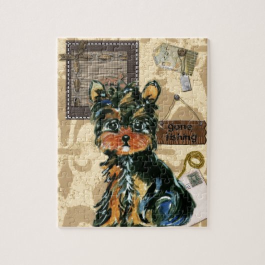 PUZZLE FÊTE DES PÈRES YORKIE (Vertical)