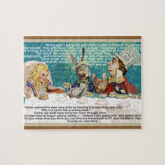 Puzzle Fête du thé de Mad Hatter (Horizontal)