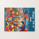 Puzzle Fête festive du 4 juillet (Horizontal)