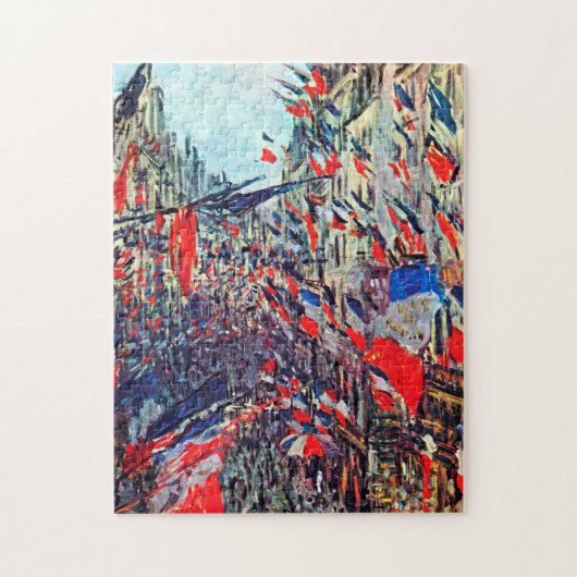 Puzzle Fête Nationale à Paris, Claude Monet (Vertical)