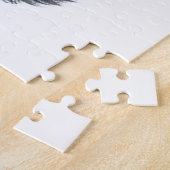 Puzzle fête rétro vintage chat de Noël (Côté)