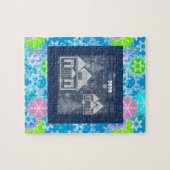 Puzzle Fêtes Abstraites Joyeux Noël Joyeux Nouvel An d (Horizontal)