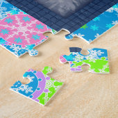 Puzzle Fêtes Abstraites Joyeux Noël Joyeux Nouvel An d (Côté)