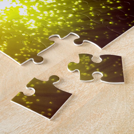 Puzzle Feu d'artifice ; drapeau ukrainien (Côté)