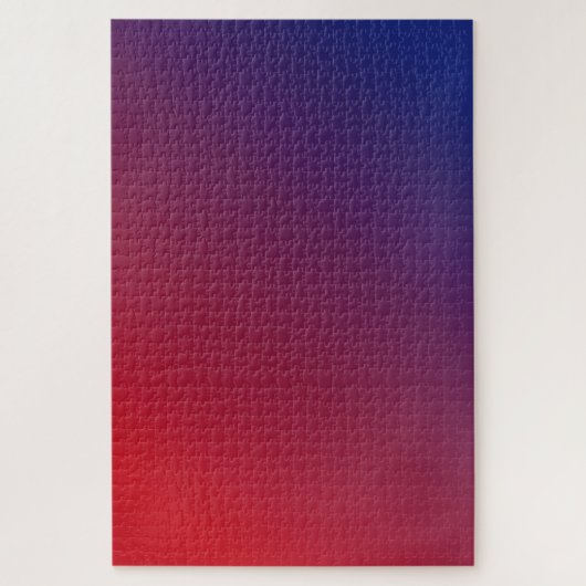 Puzzle Feu de nuit Rouge brillant à bleu foncé Dégradé (Vertical)