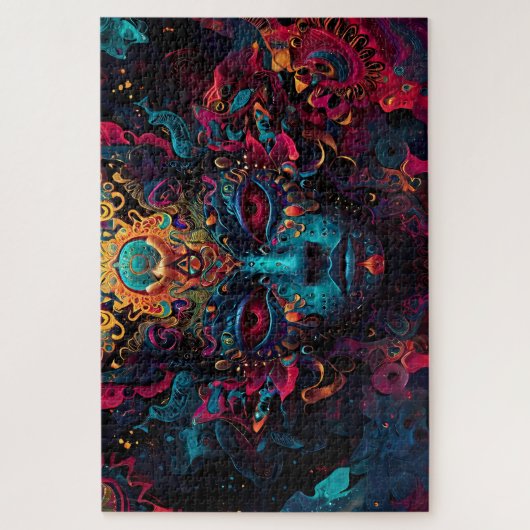 Puzzle "Feu des Dieux" avec divers ensembles de divinités (Vertical)