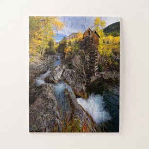 Puzzle Feuillage d'automne à Crystal Mill dans le Colorad