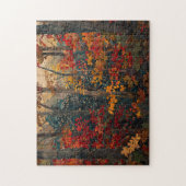 Puzzle Feuillage d'automne Colorful Woods Art (Vertical)