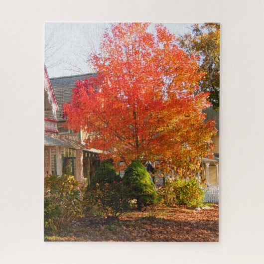 Puzzle Feuillage d'automne dans Oak Bluffs - Vignoble de (Vertical)