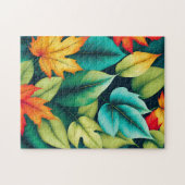 Puzzle Feuillage d'automne Feuilles colorés (Horizontal)