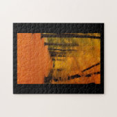 Puzzle Feuillage d'automne orange feuilles dorés (Horizontal)