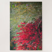 Puzzle Feuillage rouge et vert (Vertical)