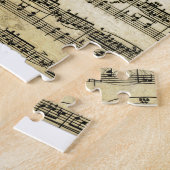 Puzzle Feuille antique de score de musique (Côté)